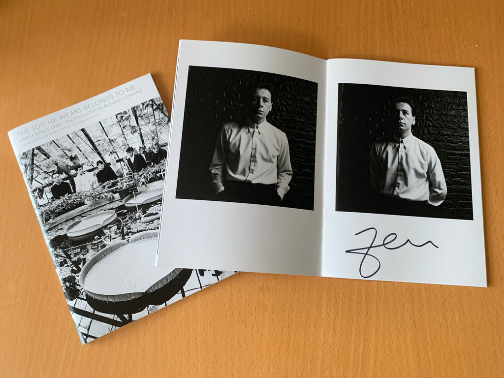 SIGNED COPIES - SIMPLE MINDS - THE SUIT HE WEARS BELONGS TO ME - 1980