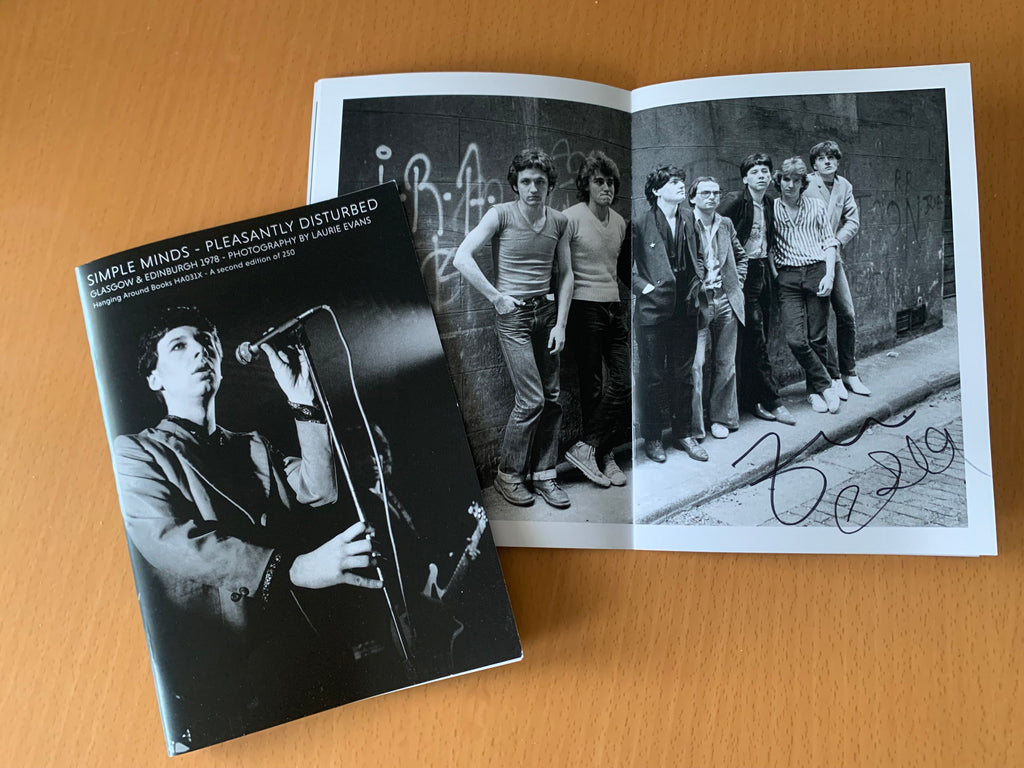 SIGNED COPIES - SIMPLE MINDS - PLEASANTLY DISTURBED - 1978