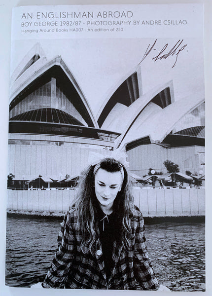 SIGNED COPIES - AN ENGLISHMAN ABROAD : BOY GEORGE 1982/87