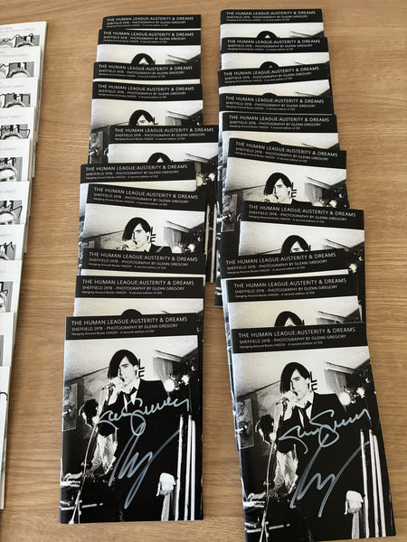 SIGNED COPIES - THE HUMAN LEAGUE : AUSTERITY & DREAMS