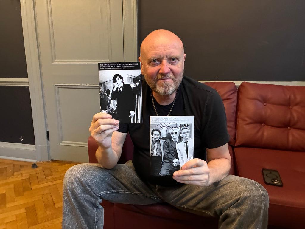 THE HUMAN LEAGUE: AUSTERITY & DREAMS  - SIGNED BY GLENN GREGORY