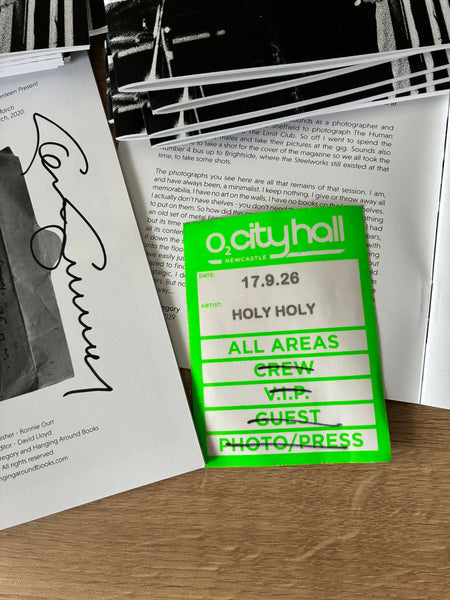 THE HUMAN LEAGUE: AUSTERITY & DREAMS  - SIGNED BY GLENN GREGORY