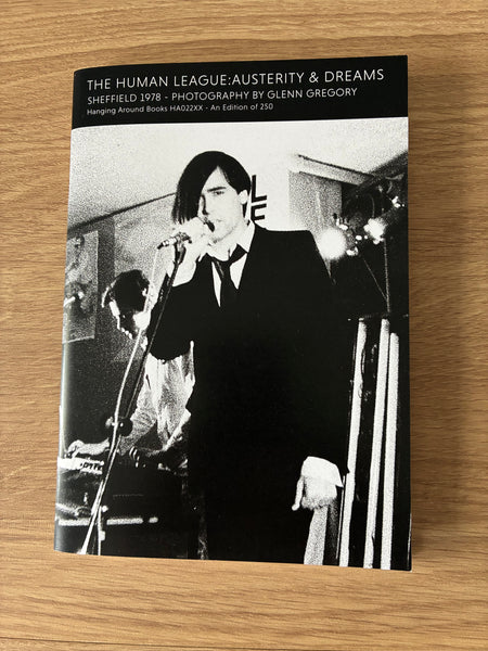 THE HUMAN LEAGUE: AUSTERITY & DREAMS  - SIGNED BY GLENN GREGORY