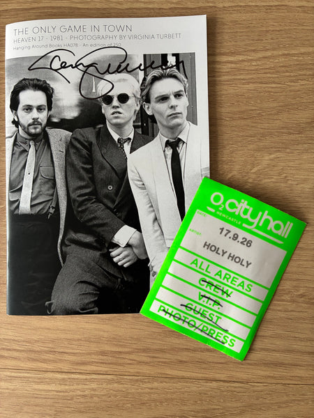 HEAVEN 17 - THE ONLY GAME IN TOWN - SIGNED BY GLENN GREGORY