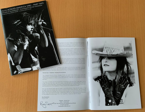 SIGNED COPIES - JUJU ACROSS AMERICA 1981 - PART TWO