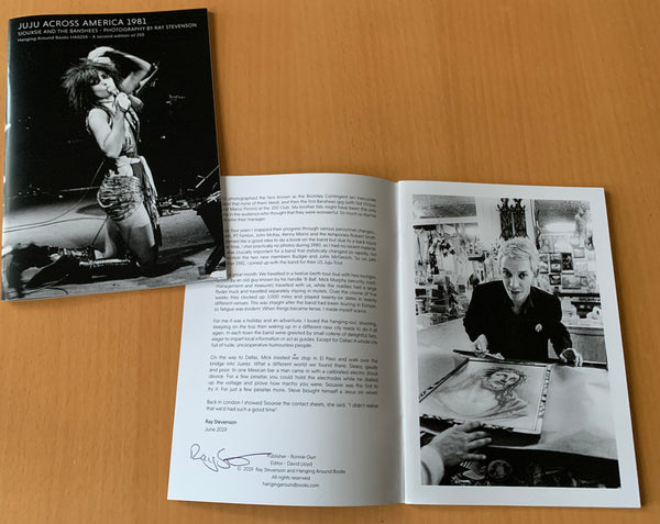 SIGNED COPIES - JUJU ACROSS AMERICA 1981 : SIOUXSIE & THE BANSHEES